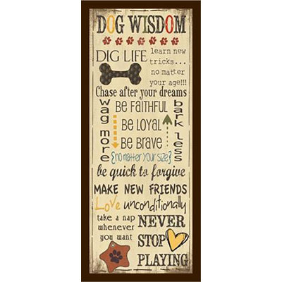 " Dog Wisdom " by Jo Moulton