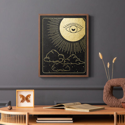 Celestial Eye Framed Print - Solid Wood