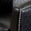 Chaise d'appoint, chaise rembourrée avec dossier incurvé
