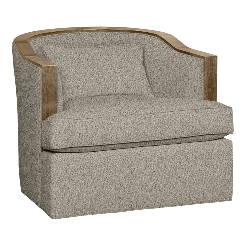 Burlingame Swivel Glider, Nadia Linen, Hampton