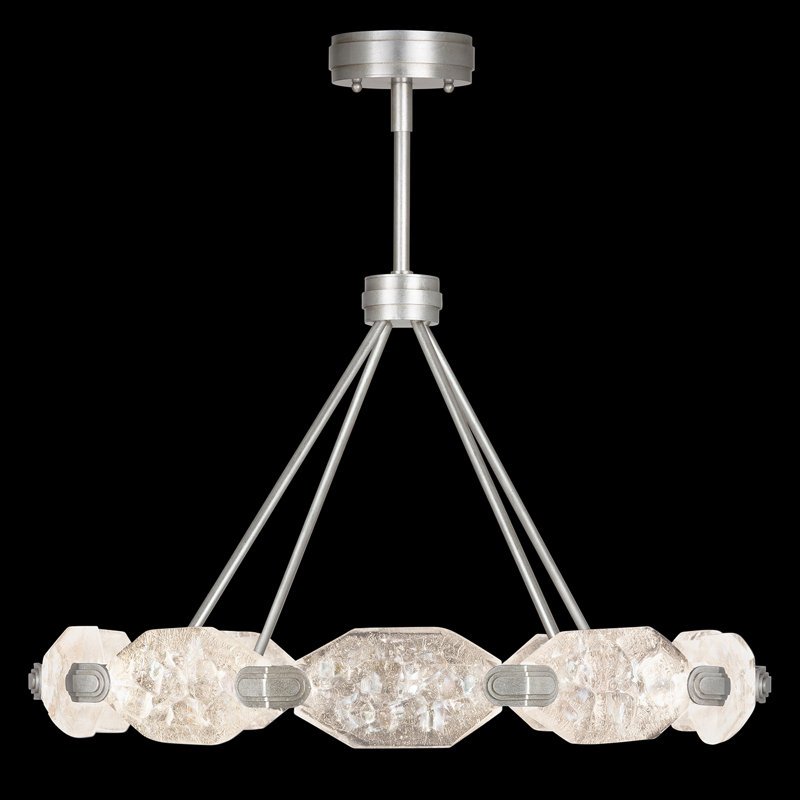Allison Paladino 20 - Light LED Chandelier, Platinized Silver