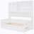 Twin Size Wooden Daybed With Twin Size Trundle, and All-in-One Cabinet and Shelf, White-302513237-302513258