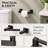Square Two Post Wall Mounted Toilet Paper Holder-99901749