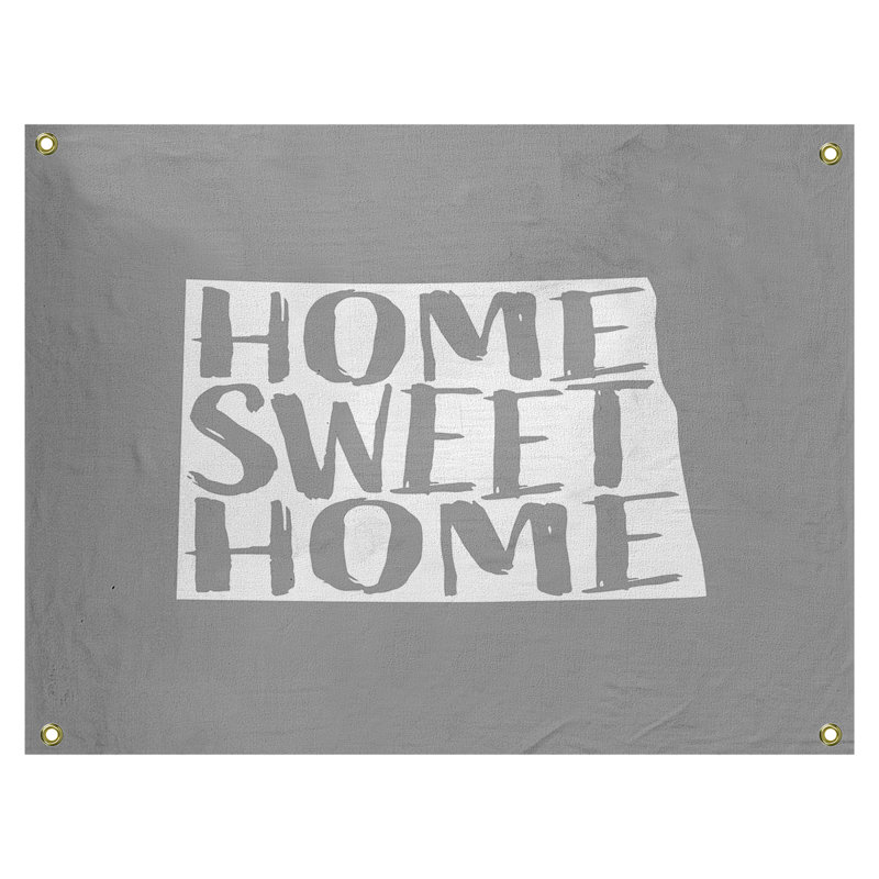 Tapisserie murale north dakota the home, H 80 po x l 59 po, Gris