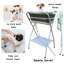 Baignoire pliable pour animaux de compagnie, station de lavage pliable pour petits et moyens chiens et chats
