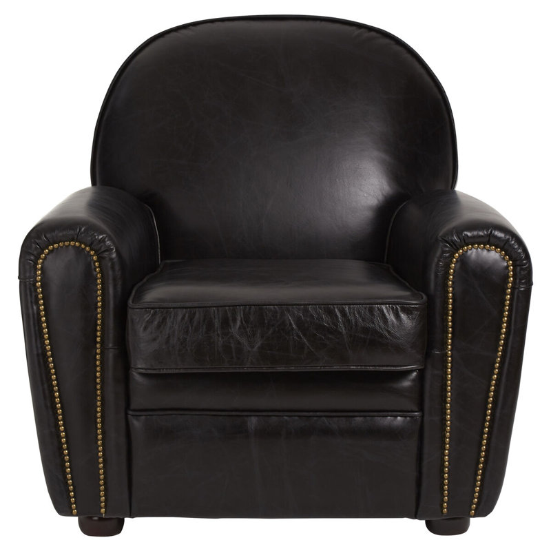 Elliana Upholstered Armchair, Black