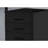 File Cabinet, Rolling Mobile, Storage Drawers, Printer Stand, Office, Work, Black Laminate, Contemporary, Modern