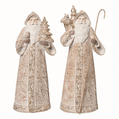  Ensemble de 2 décorations de Noël en résine