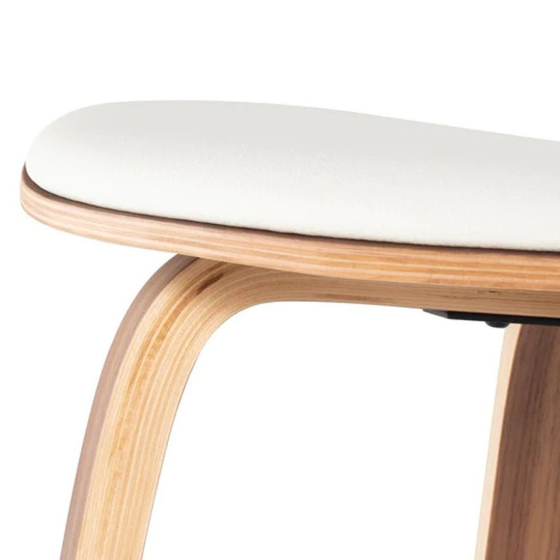 Tabouret de comptoir 26 po Keimarion, Blanc