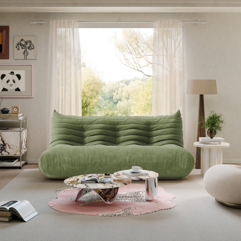 Fauteuil à billes Castleberry Lazy, Vert