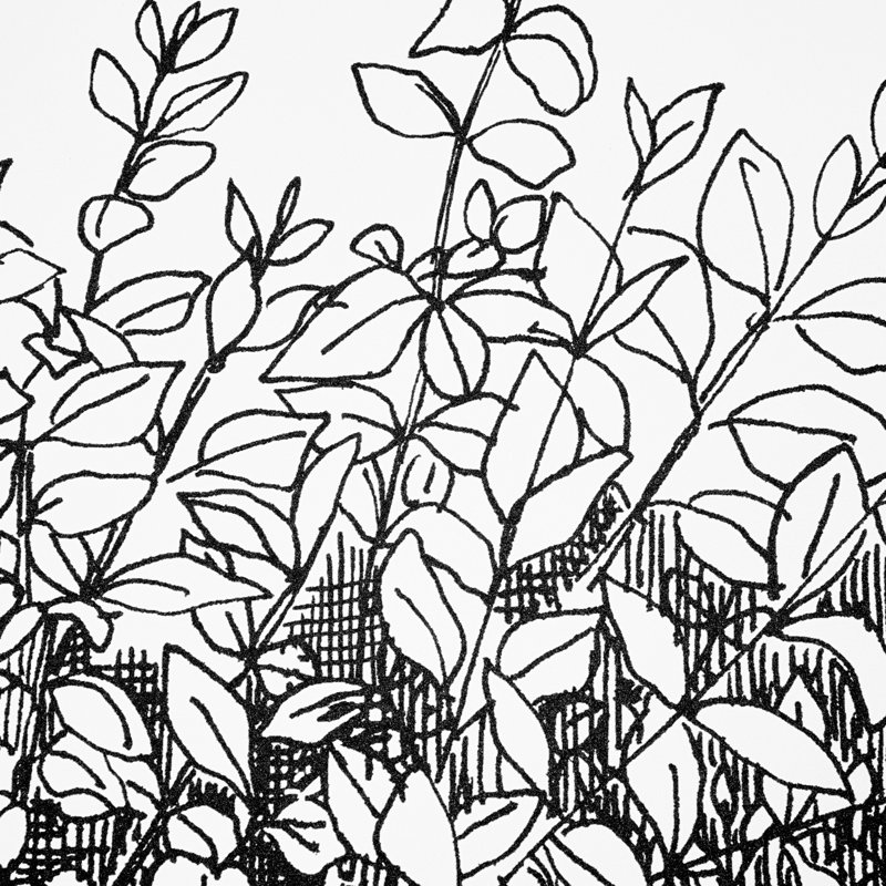 Greenery Galore Vinyl Panel Wallpaper