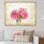 Rose pivoines Bouqet - Art mural sur toile traditionnel