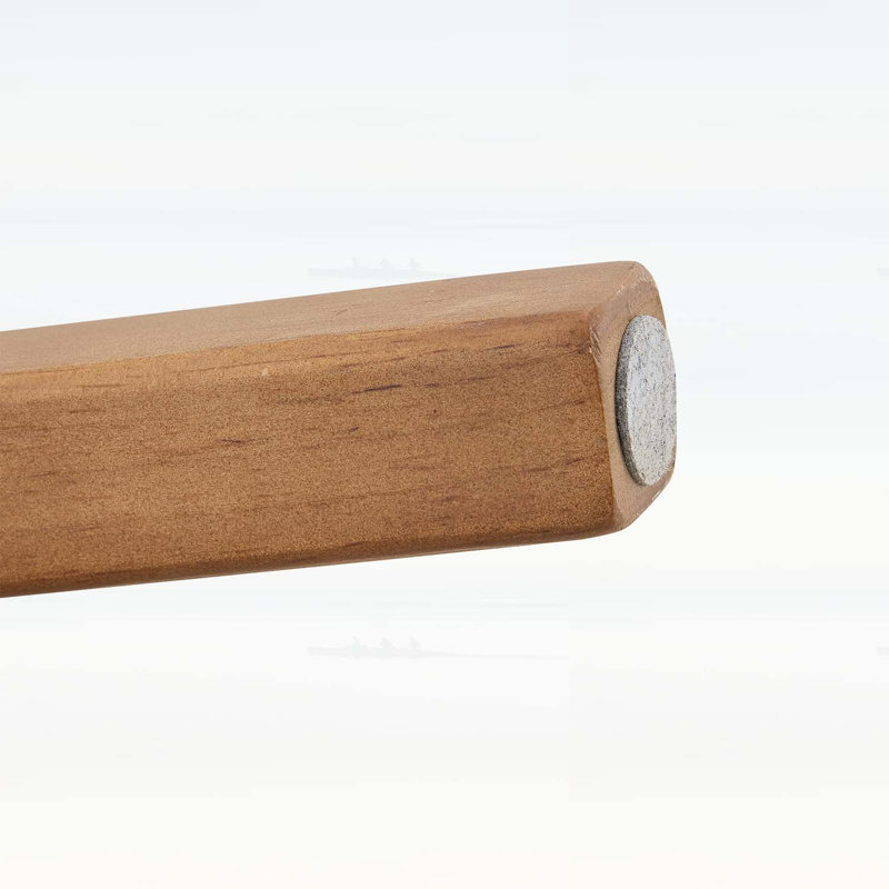 Chaise d'appoint en bois avec dossiers évidés pour une assise confortable
