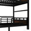 Lit double superposé double en métal de couleur rétro, détachable en lit mezzanine et plateforme, facile à assembler seul - lit de couleur, séparable pour différentes configurations de chambre, expérience de sommeil tranquille