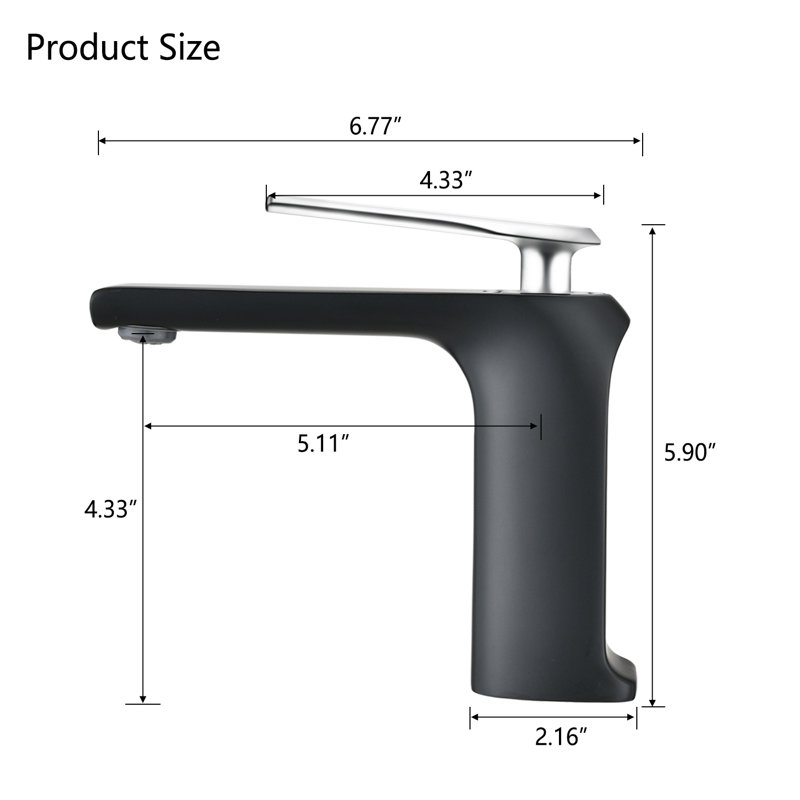 Single-Hole Single-handle Bathroom Faucet