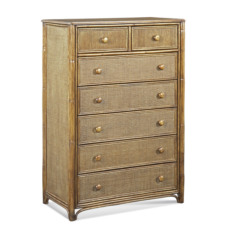 Summer Retreat 38'' W 7 - Drawer Dresser, Honey