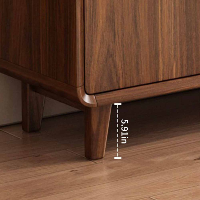 French-style enclosed shoe storage cabinet