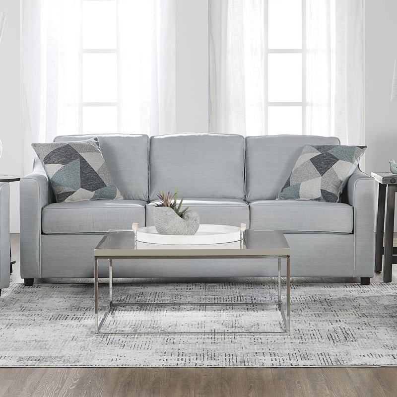 Canapé de 81 po avec coussins Terrazzo, Gris