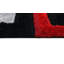 Tapis à poils longs rouge et gris NYC Performance-73056877