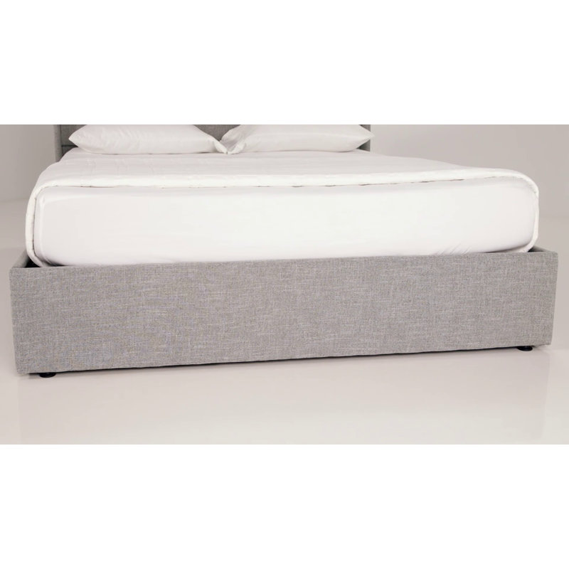 Braya Hydraulic Lift Up Storage Upholstered Platform Bed