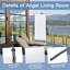 Riggins 80cm W x 180cm H Single Panel Room Divider-1360292085