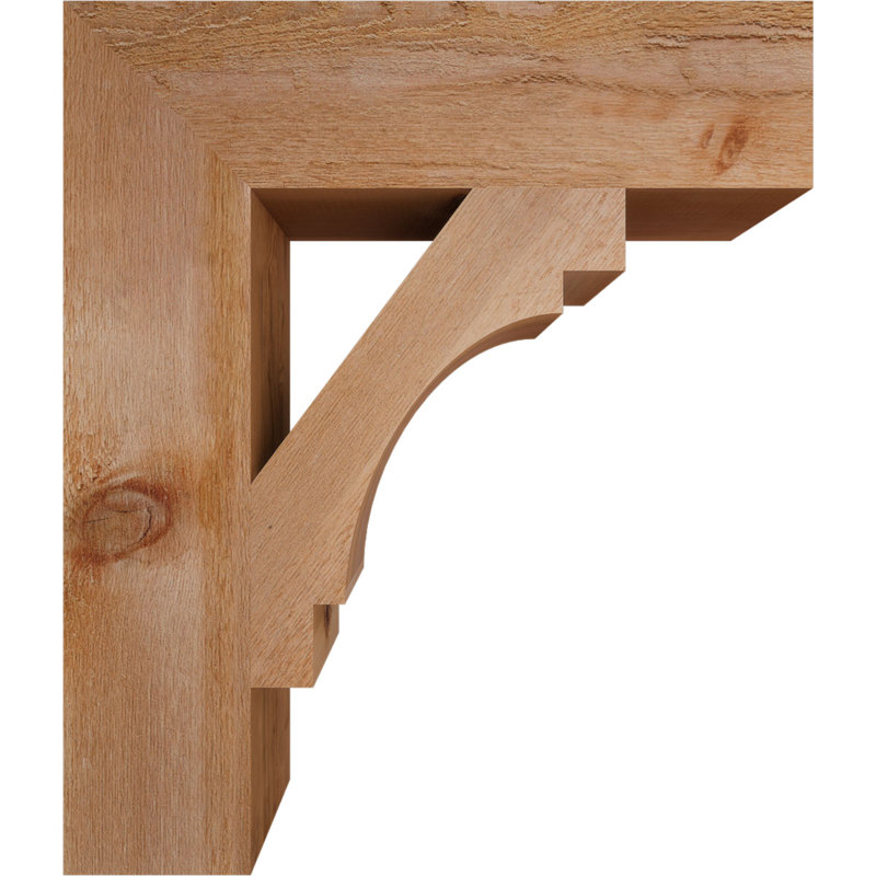 Support Merced Block, Cèdre rouge de l'Ouest (scié brut), H 28 po x l 6 po x P 24 po