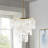 Layered Capiz Chandelier