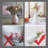 White Plastic Flower Vase, Ceramic-Look Decorative Vase For Flowers, Small And Cute For Home Living Room Dining Wedding Bouquet Decor (8 Inches)