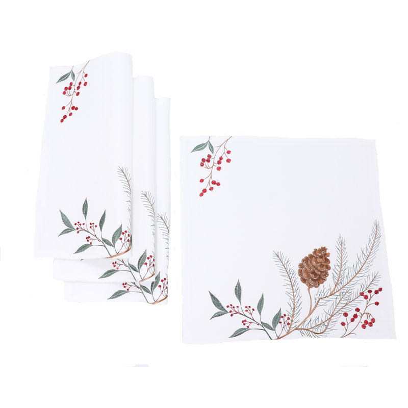 Ingraham Polyester Embroidered Square Placemat