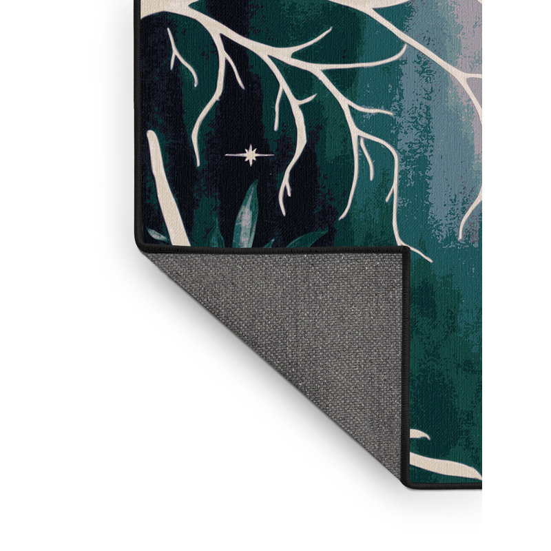 Gilded Grove Rug, Square 5'