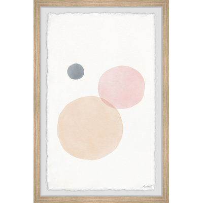 Little Grey Dot - Single Picture Frame Painting