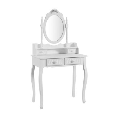 Aliyonna Dressing Table with Mirror