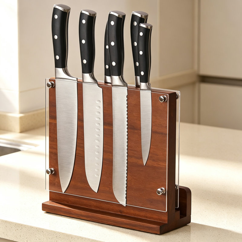 Fcbnposi Magnetic Knife Block