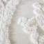 Housse de couette en chenille de coton blanc