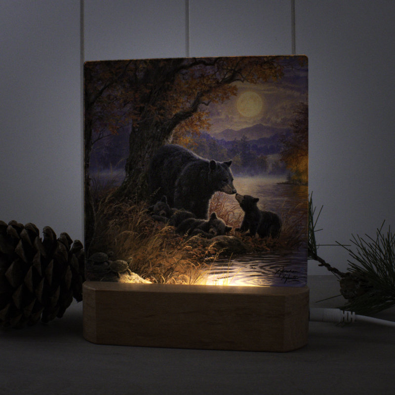 Black Bear Family Night Light