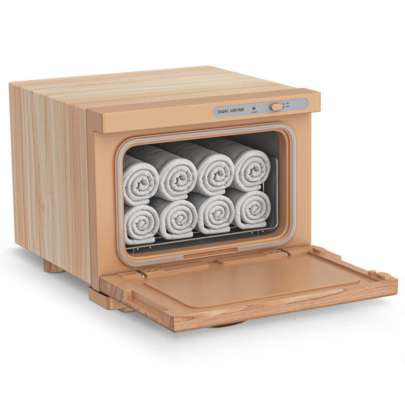 8L Hot Towel Warmer Cabinet Towel Warmer Freestanding, Yellow