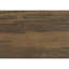 Table d'appoint avec stratifié brun tendance et métal noir robuste pour la surface de collation contemporaine de salle familiale