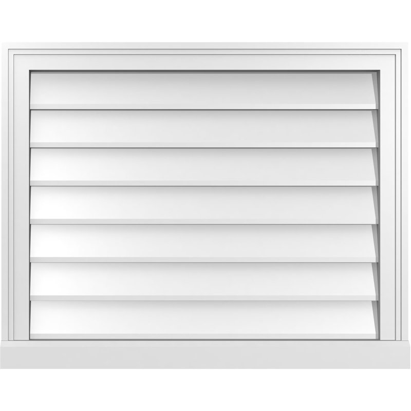Cadre de seuil Brickmould, brun clair apprêté, H 24 po x l 30 po x P 2 po