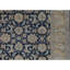 Tapis noir et doré de haute qualité noué à la main