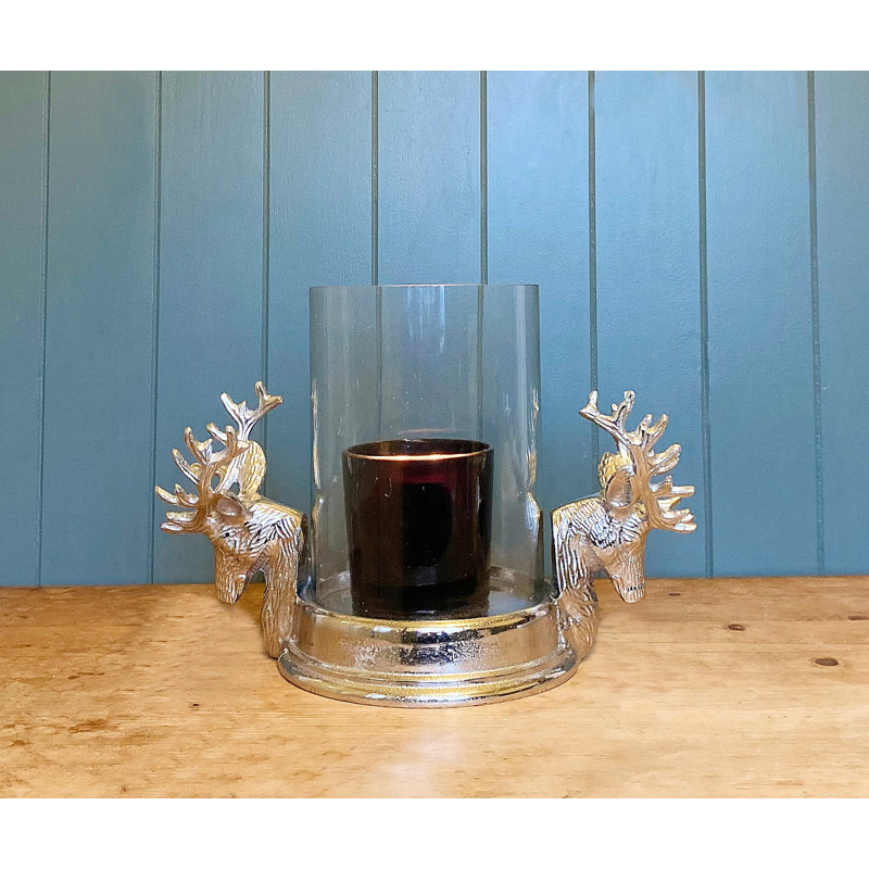 Glass Tabletop Tealight Holder