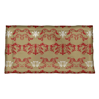 Football Baroque Pattern Pillow Sham