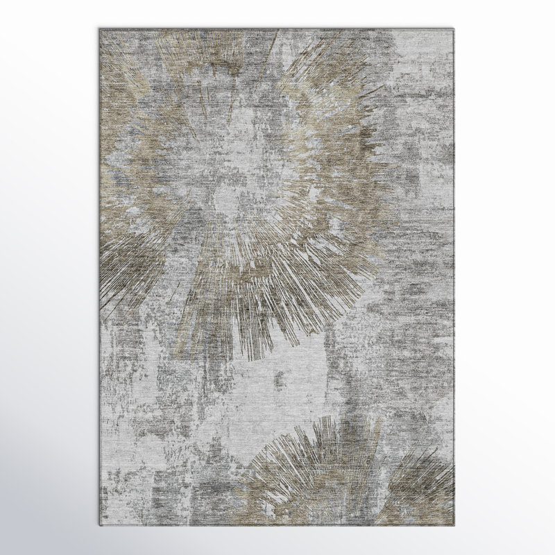 Lummus Abstract Indoor Rug, Rectangle 5' x 7'6"