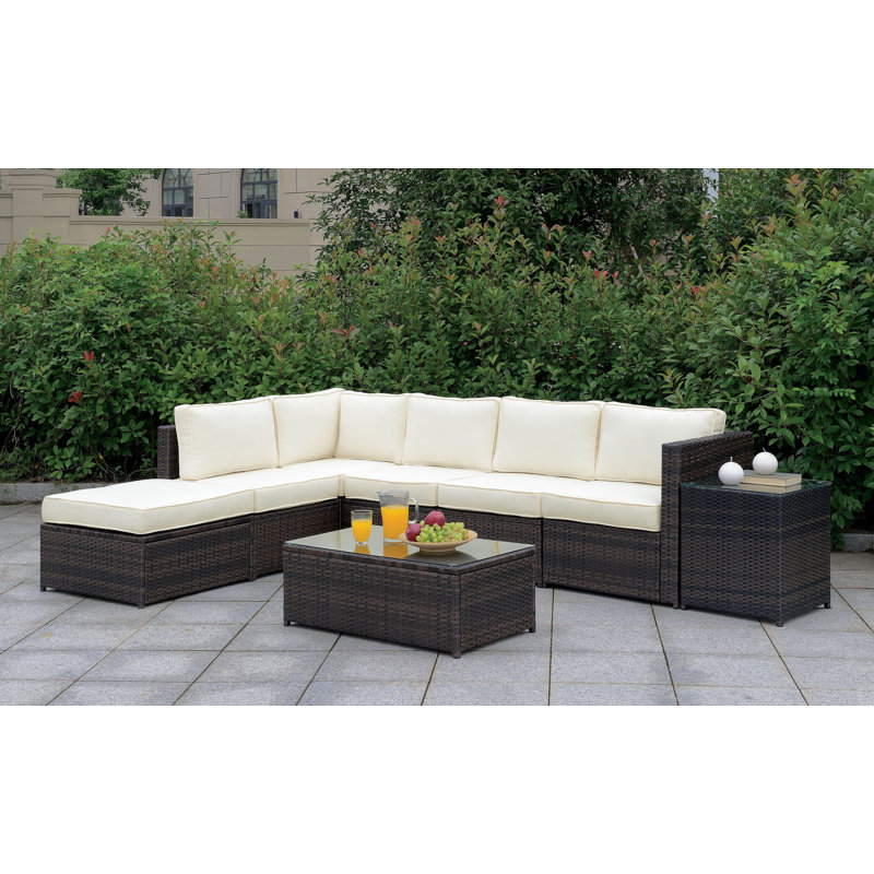 Morrell - Person Patio Conversation Set with Cushions