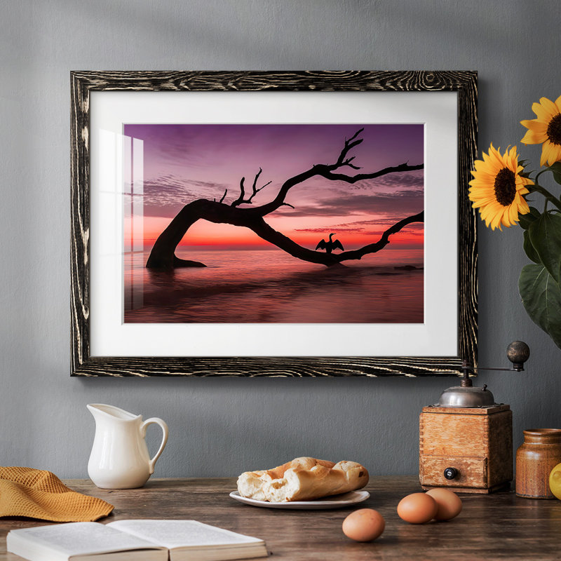 Étude de photographie Sunset Beach, Noir, H 28 po x l 42 po x P 1,5 po