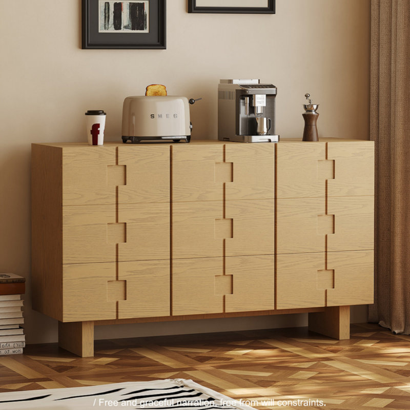 Buffet minimaliste multi-tiroirs