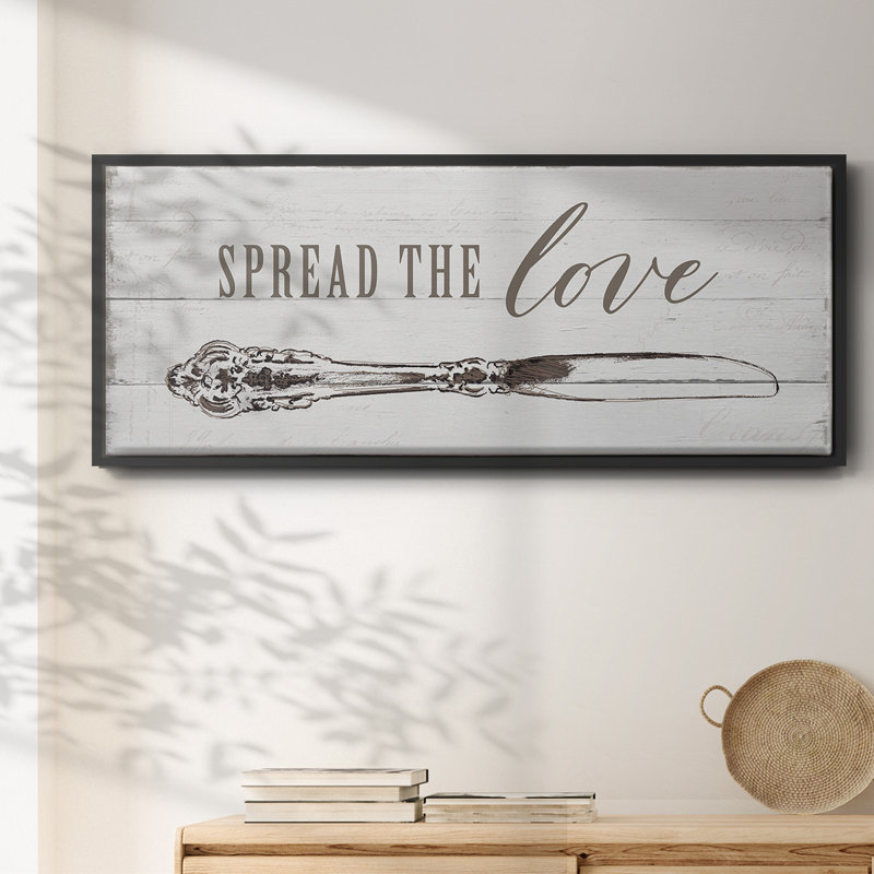 Spread the Love- Framed Canvas