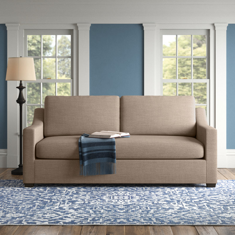 Cranbrook 88'' Upholstered Sofa, Conversation Linen Basketweave
