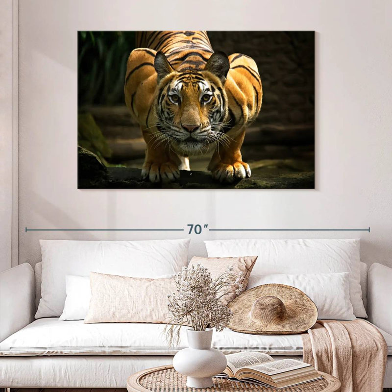 Brampt Fearless Tiger, 32" H x 48" W