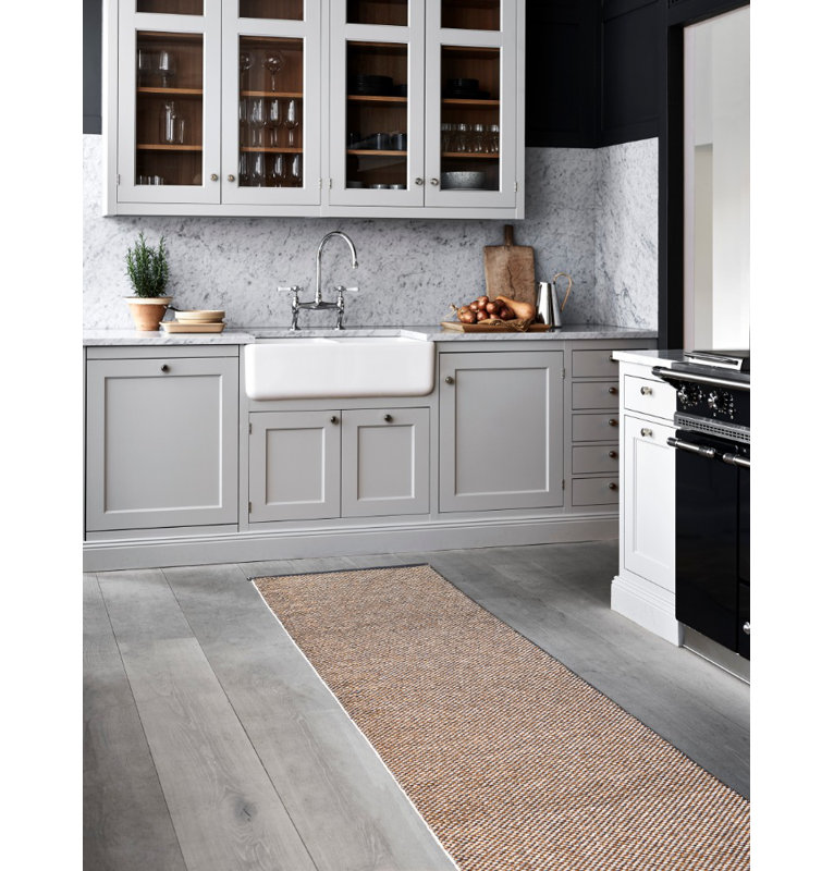 Effi Area Rug in Brown/Granit, Rectangle 2' x 4'