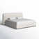 Crosby Upholstered Low Profile Platform Bed